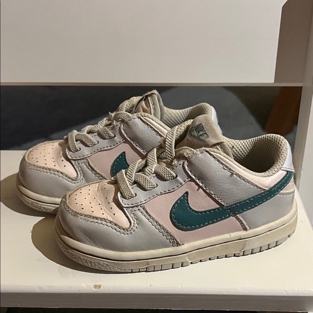 Nike Kids Sneakers - Pink and Teal